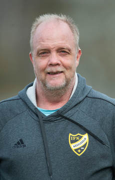 IFK Hässleholms lagledare Percy Olsson i A-truppen,