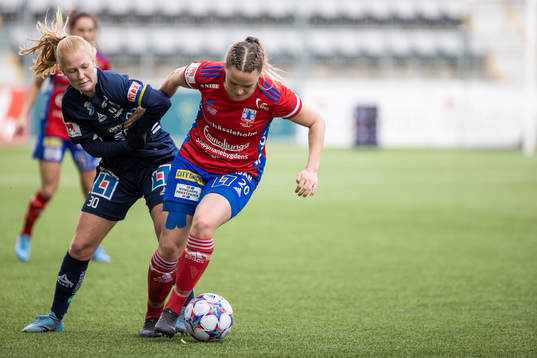 Linköpings Sofie Bredgaard och Vittsjös Hanna Ekengren