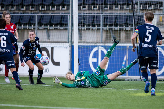 Linköpings  målvakt Cajsa Andersson