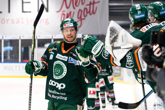 Kristianstads Viktor Grahn jublar