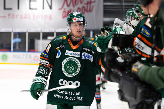Kristianstads Linus Pettersson jublar
