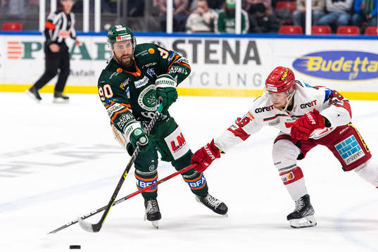 Kristianstads Rikard Olsén och Modos Mikkel Aagaard