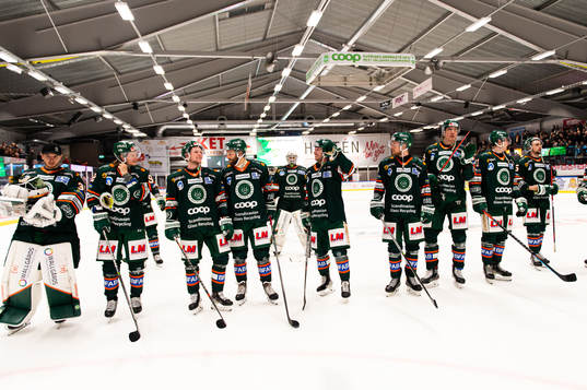 Kristianstads spelare jublar