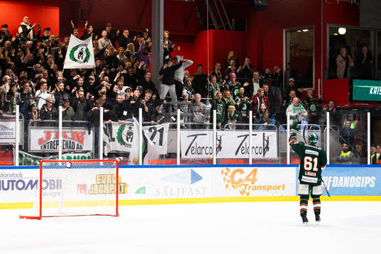 Kristianstads Malte Sjögren jublar