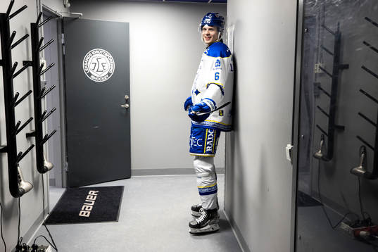 Leksands Alexander Lundqvist innan åttondelsfinal två i