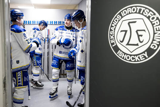 Leksands Tobias Ekberg och Linus Andersson och Martin