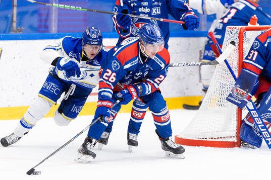 Leksands Martin Karlsson och Oskarshamns Lukas Pilö