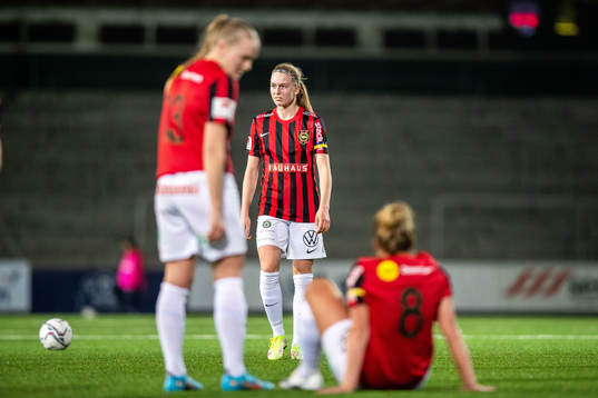 Brommapojkarnas Klara Andrup deppar