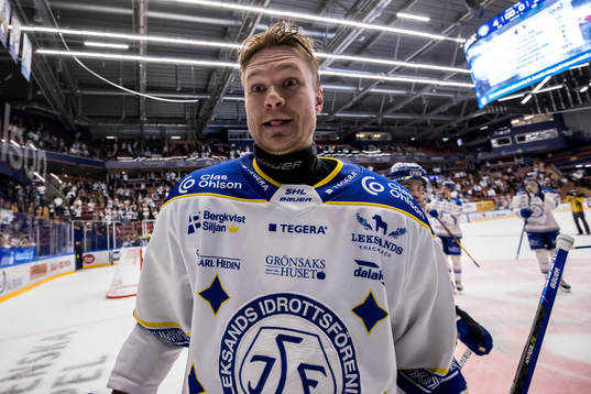 Leksands Tobias Ekberg  jubel