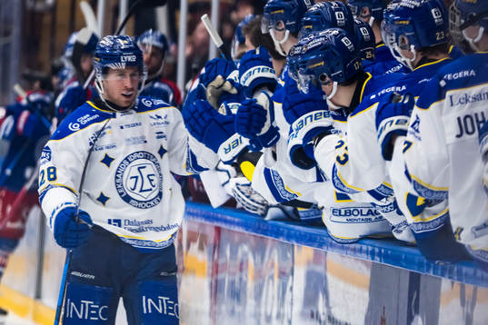 Leksands Justin Kloos jubel
