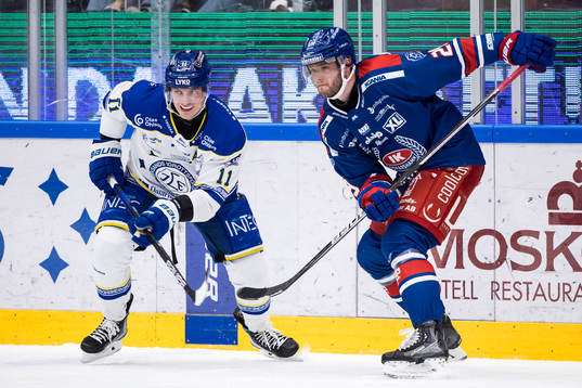 Leksands Martin Karlsson och Oskarshamns Kim Rosdahl