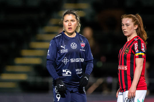Rosengårds Loreta Kullashi och Brommapojkarnas Ella Reidy