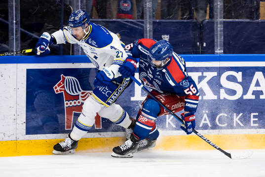 Leksands Marek Hrivik och Oskarshamns Robin Norell