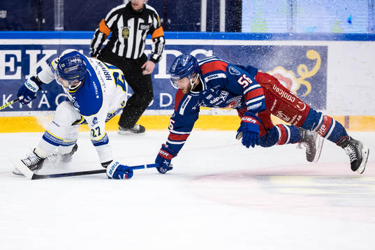 Leksands Marek Hrivik och Oskarshamns Robin Norell