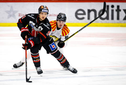 Örebros Kristian Näkyvä och Brynäs Dmytro Timashov