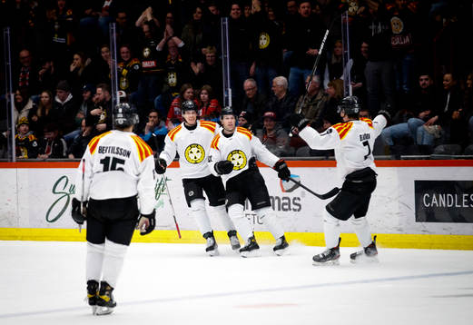 Brynäs Greg Scott jublar