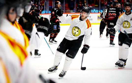 Brynäs Greg Scott jublar