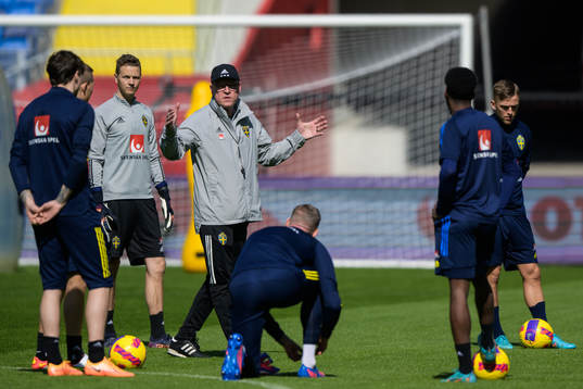 Head coach Janne Andersson of the Swedish national football