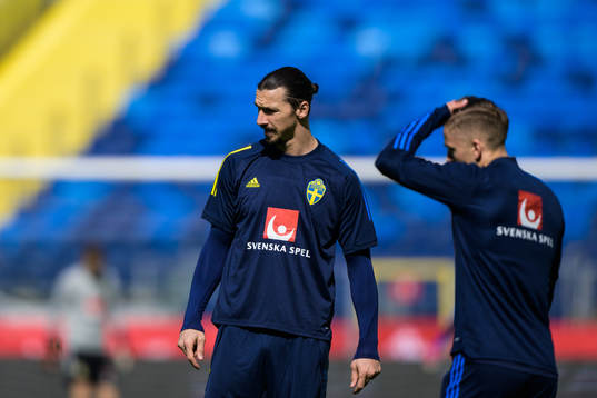 Zlatan Ibrahimovic of the Swedish national football team