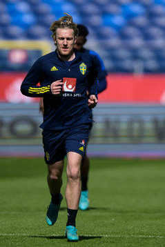 Emil Forsberg of the Swedish national football team