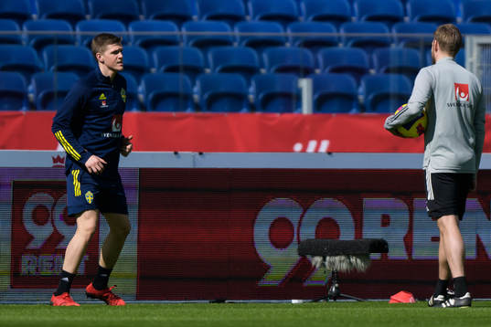 Joakim Nilsson of the Swedish national football team