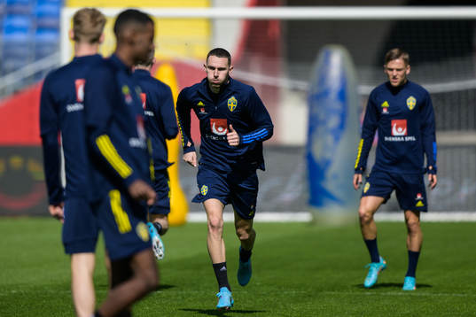 Branimir Hrgota of the Swedish national football team