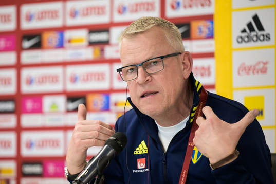 Head coach Janne Andersson of the Swedish national football