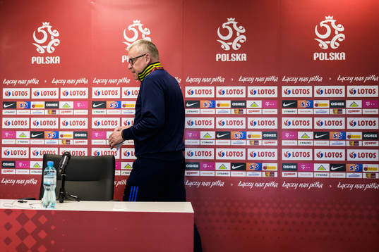 Head coach Janne Andersson of the Swedish national football