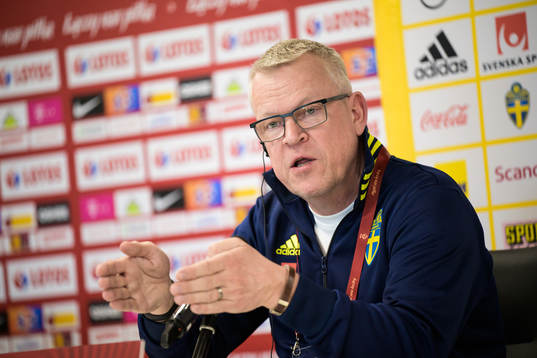 Head coach Janne Andersson of the Swedish national football