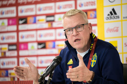 Head coach Janne Andersson of the Swedish national football