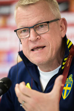 Head coach Janne Andersson of the Swedish national football