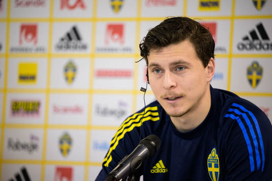 Victor Nilsson Lindelöf of the Swedish national football