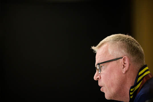 Head coach Janne Andersson of the Swedish national football