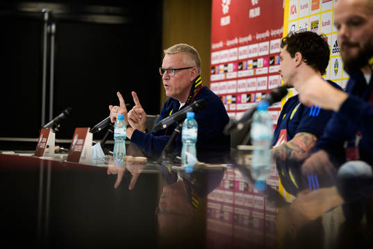Head coach Janne Andersson of the Swedish national football
