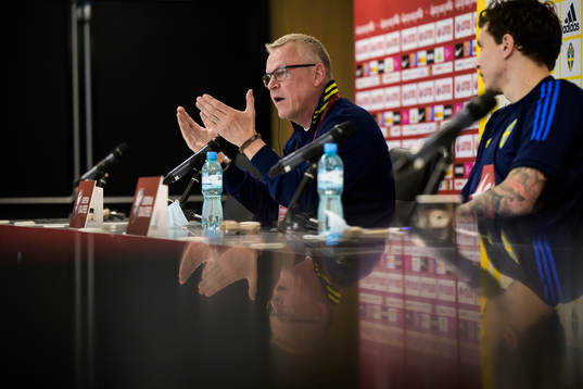 Head coach Janne Andersson of the Swedish national football