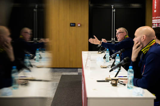 Head coach Janne Andersson of the Swedish national football