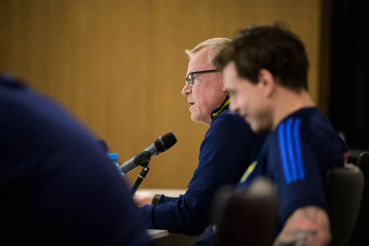 Head coach Janne Andersson of the Swedish national football
