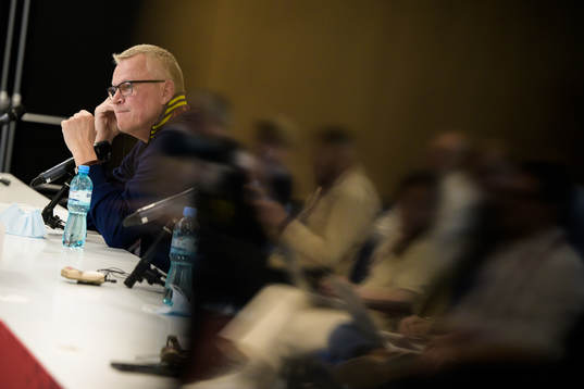 Head coach Janne Andersson of the Swedish national football