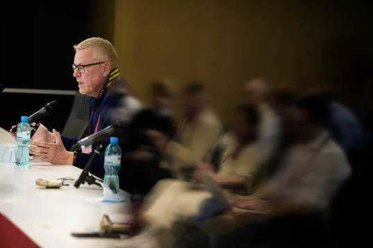 Head coach Janne Andersson of the Swedish national football