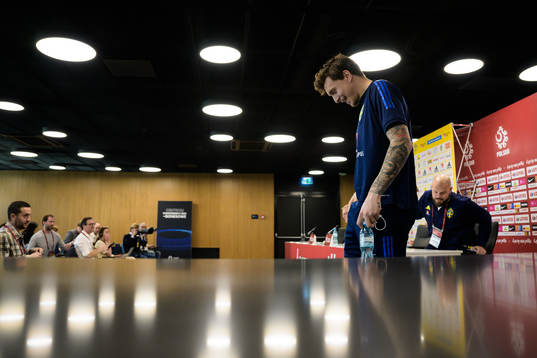 Victor Nilsson Lindelöf of the Swedish national football