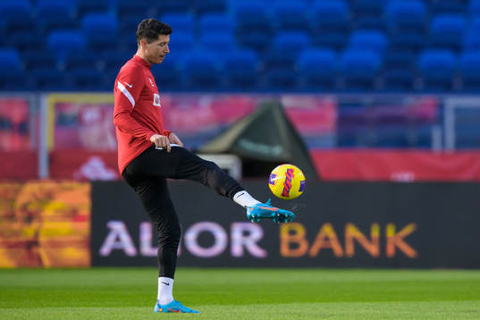 Robert Lewandowski of the Polish national football team