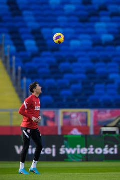 Robert Lewandowski of the Polish national football team