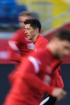 Robert Lewandowski of the Polish national football team