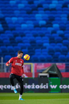 Robert Lewandowski of the Polish national football team