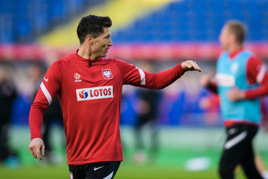 Robert Lewandowski of the Polish national football team
