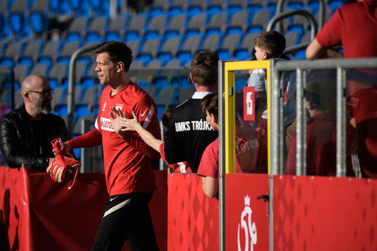 Goalkeeper Wojciech Szczesny of the Polish national