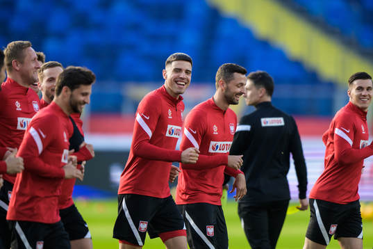 Jan Bednarek of the Polish national football team