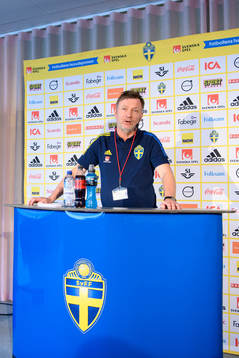 Head coach Peter Gerhardsson of the Swedish women’s
