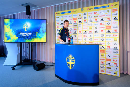 Head coach Peter Gerhardsson of the Swedish women’s
