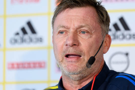 Head coach Peter Gerhardsson of the Swedish women’s